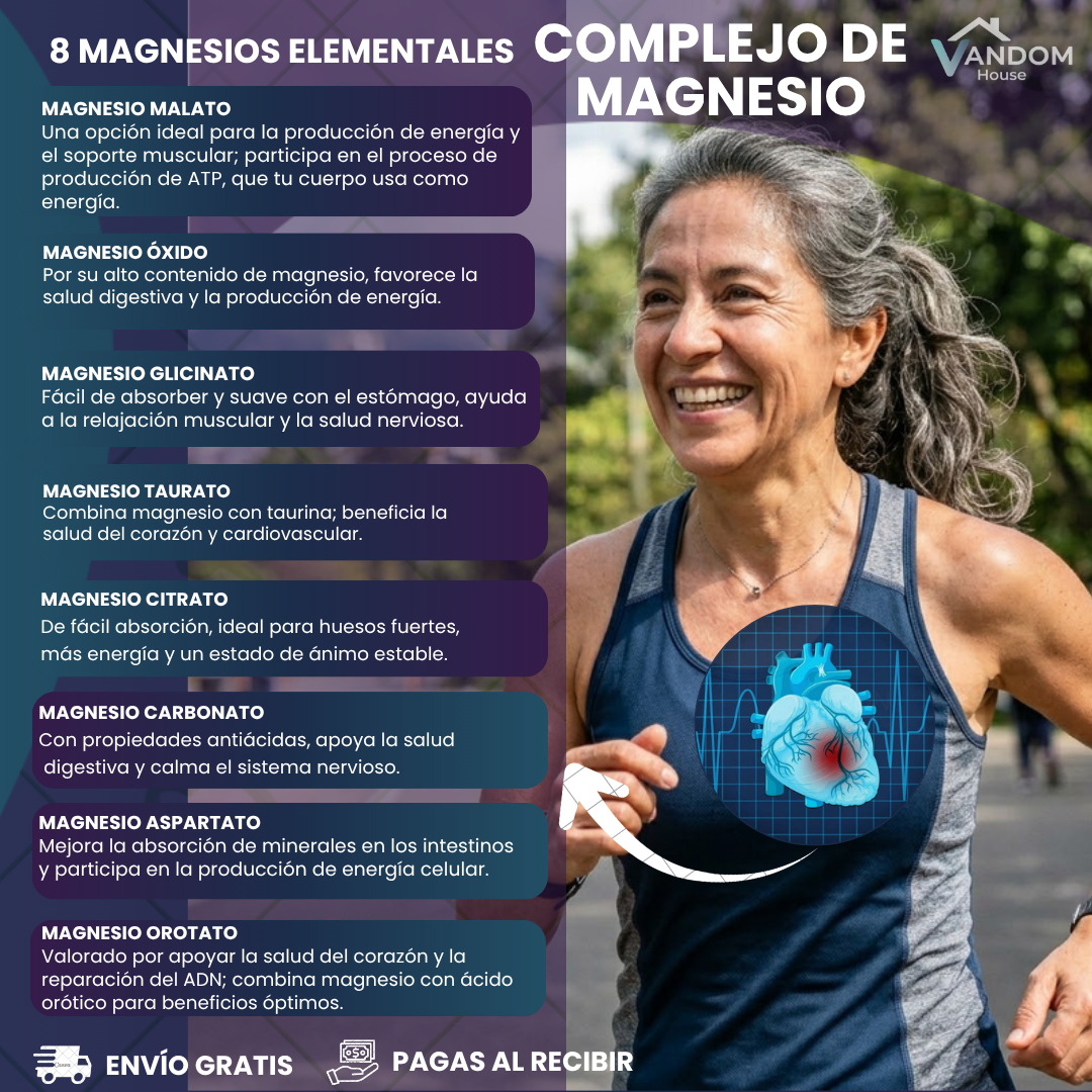 🧬 Magnesio Complex 8 en 1
