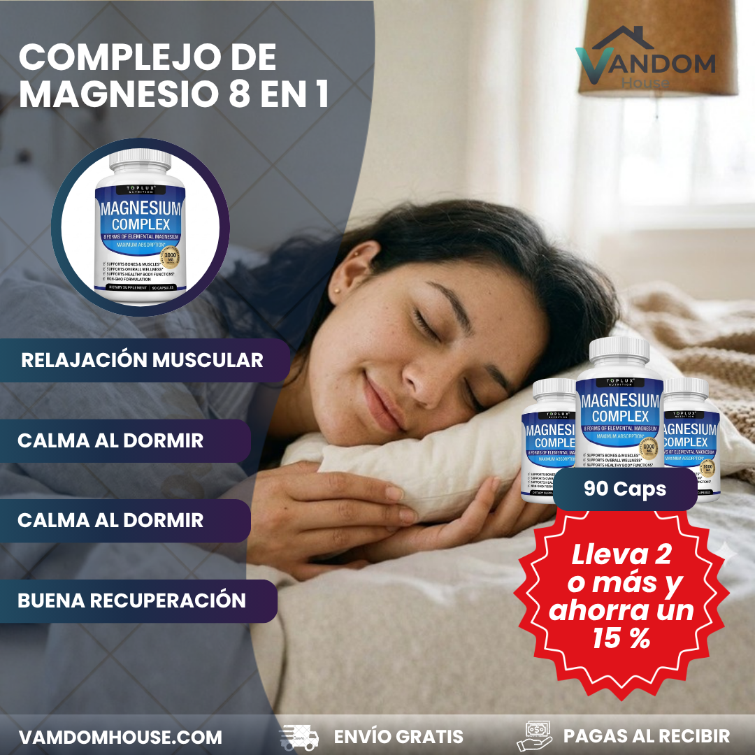 🧬 Magnesio Complex 8 en 1